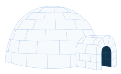 Igloo the dwelling of the Eskimos