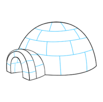 Igloo, a house for children