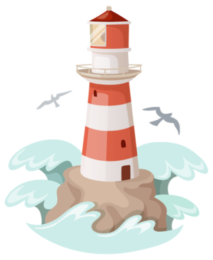 Marine Lighthouse graphics