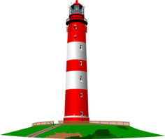 Lighthouse, Ocean, Sea