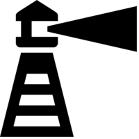 Lighthouse template, icon