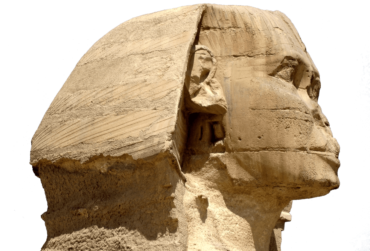 The head of the Sphinx