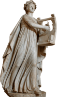 Erato Muse sculpture