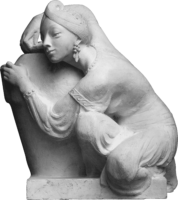 Sculpture of a woman