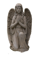 Smiling angel, sculpture