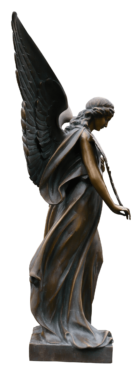 Angel sculpture bronze