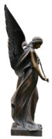 Angel sculpture bronze