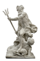 Sculpture of the God Poseidon