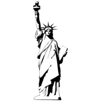 Sketch of the Statue of Liberty