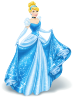 Cinderella in a ball gown