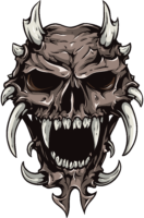 Tattoo, monster skull