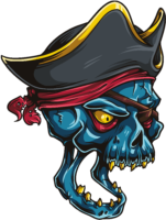 Pirate skull tattoo, logo