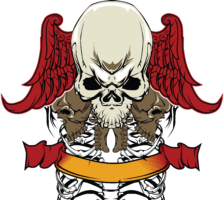 Skull tattoo, logo