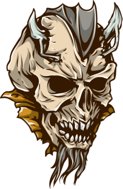 Monster Skull tattoo