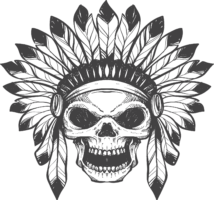 Indian Skull Tattoo