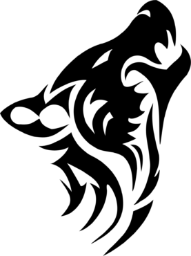 Wolf head tattoo