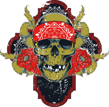 Tattoo , guns n roses skull