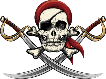 Skull pirate skull