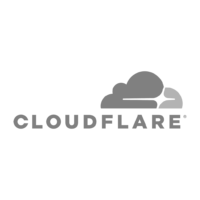 Cloudflare logo grey