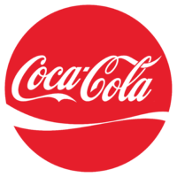 Coca-cola logo red round