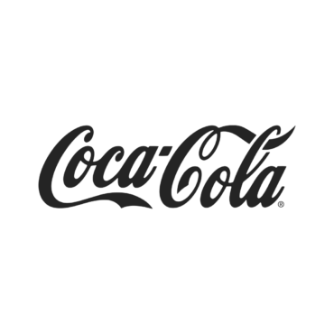 Coca cola logo black and white