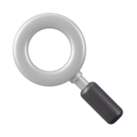 search 3d icon